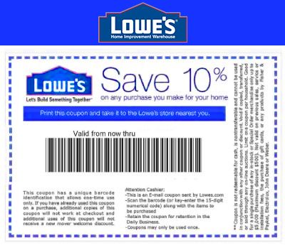 Good quality and efficiency lowes coupon post thumbnail image